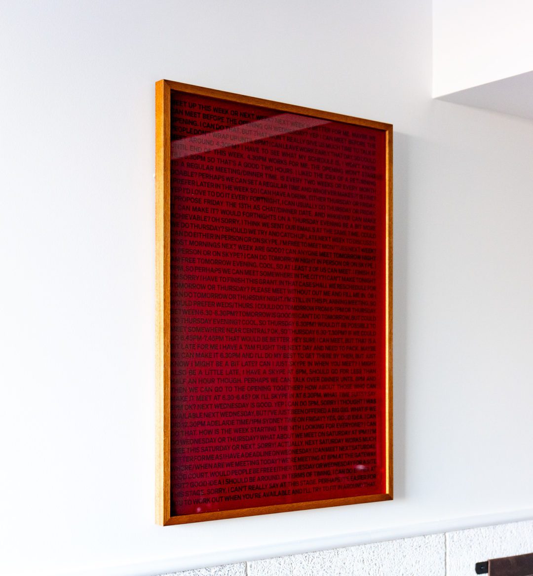 Barbara Cleveland Red Artwork